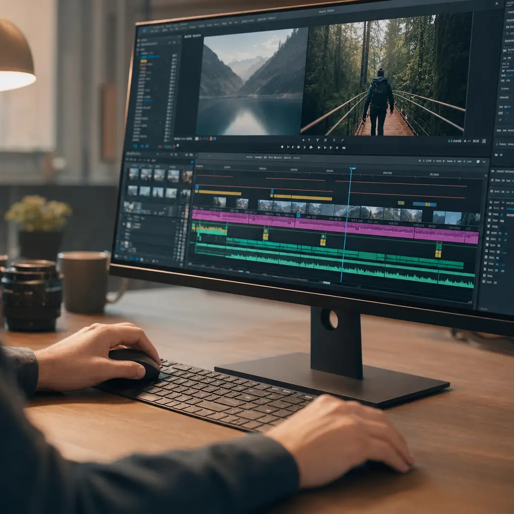Modern AI-assisted editing tools allow solo creators to process bulk footage in record time.