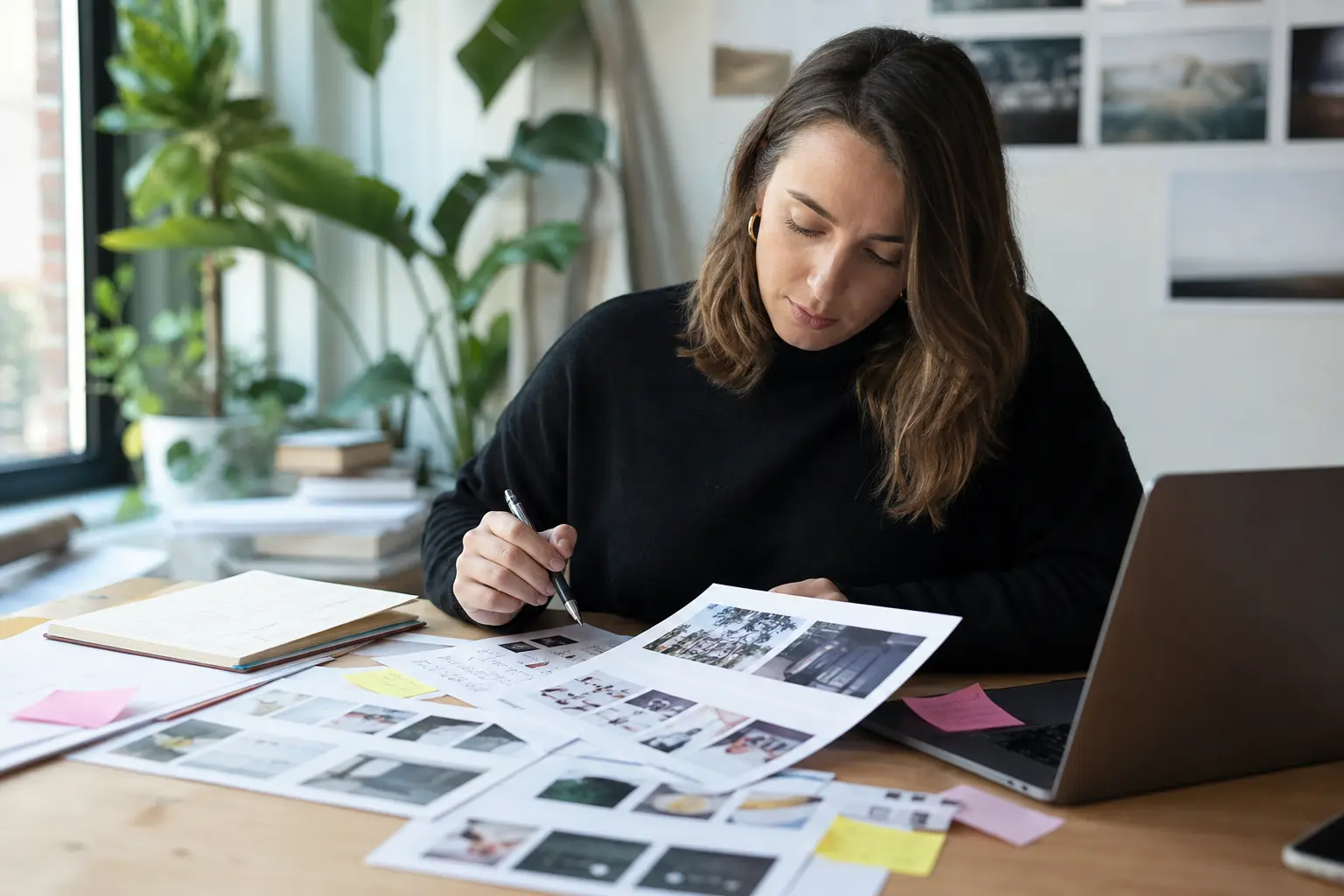 A content review compares saves, reach, and sends across posts.