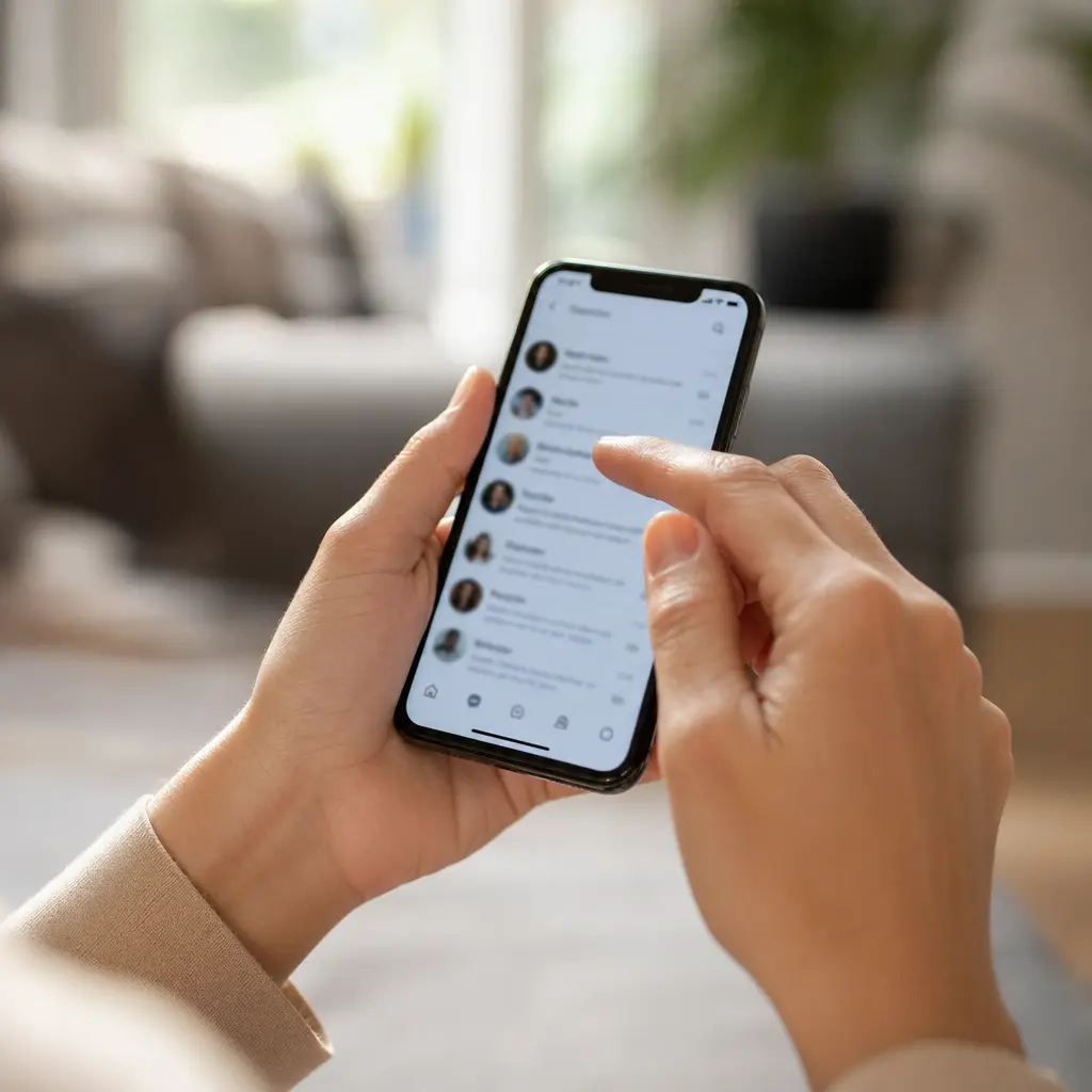 Managing community interactions through the Instagram direct messaging interface.