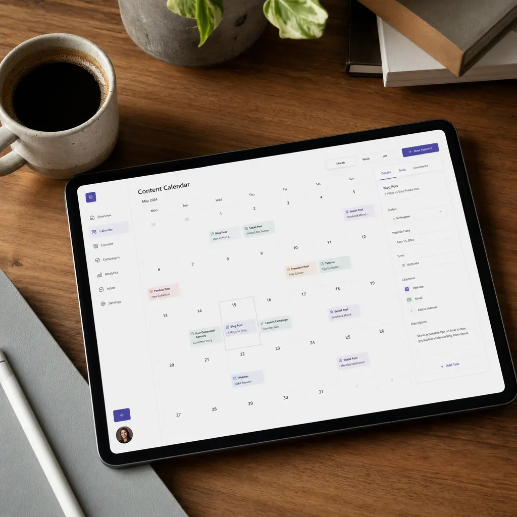 Using scheduling tools to maintain a consistent posting cadence for community channels.