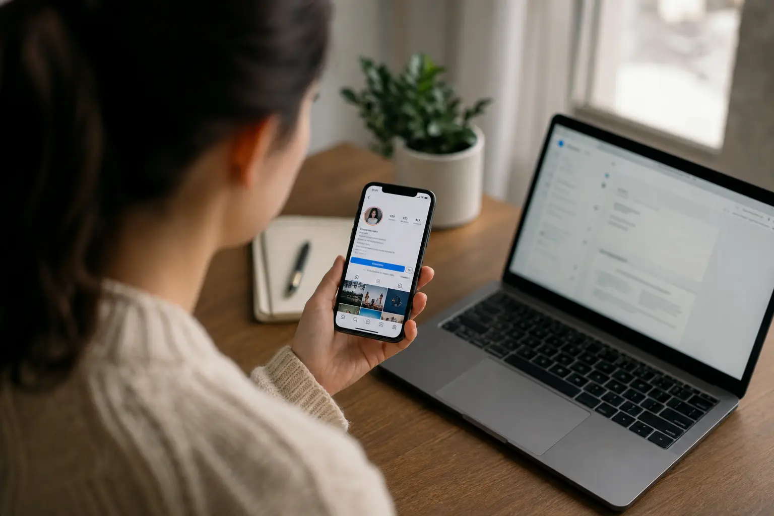 A public profile URL is usually enough to place a no-password order.