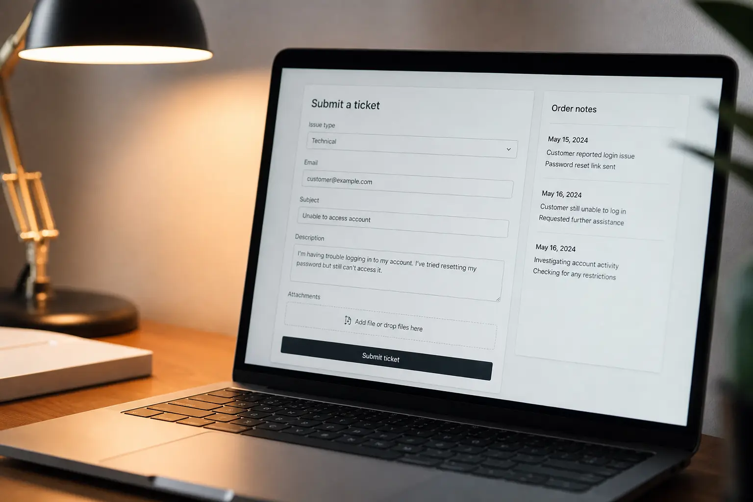 Order records help support teams investigate delivery and refill requests.
