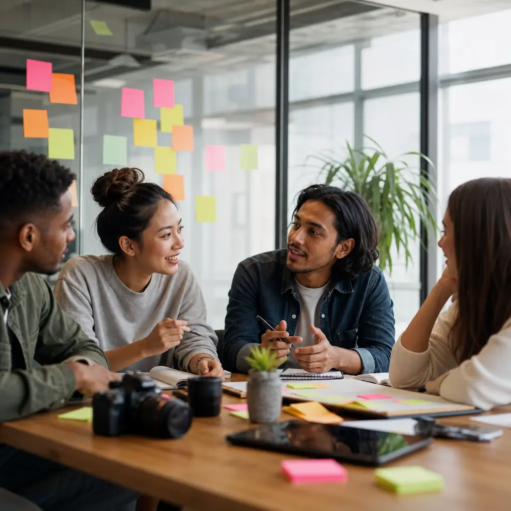 Collaboration and niche-focused brainstorming lead to more consistent algorithmic rewards.